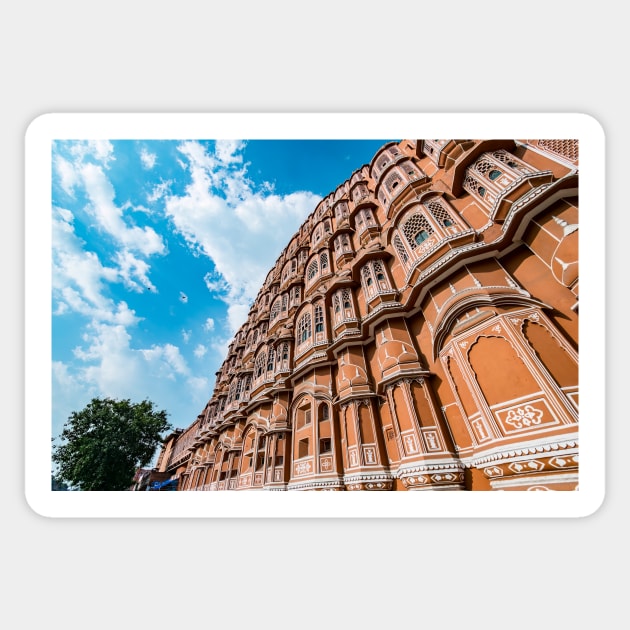 The Palace of the Winds. Rajasthan, India Sticker by Lieyim